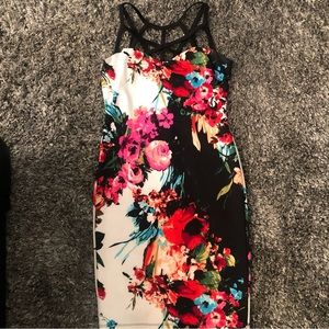 Venus Floral Midi Dress